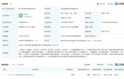 智譜AI在京成立科技新公司，應(yīng)用軟件服務(wù)開(kāi)啟新篇章